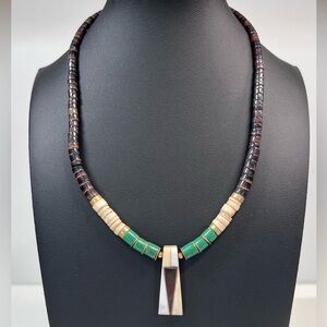 Native American Santo Domingo Heishi Necklace